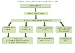 Структура управления МБДОУ д/с "Теремок"